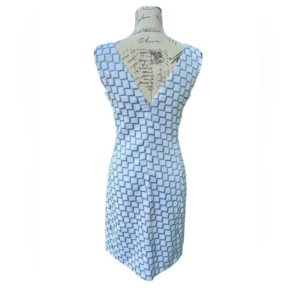 Theory Shift Dress Geometric Jaccard Womens Size 8 NWT - Picture 5 of 15
